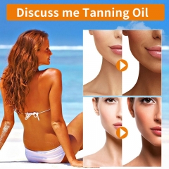 DISCUSS ME Tanning Oil: Unleash Bronze Charm, 30ml Skincare Marvel! No Sunlight Needed, Effortless Alluring Complexion.