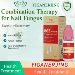 YIGANERJING 863 Nail Growth Serum - 15ml, formulated to complement 368 Nail Fungus Solution, offers antibacterial, reparative, and therapeutic benefits for healthier and visually appealing nails.