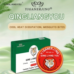 QING LIANG YOU TIGER HEAD COOLING OIL 3g: widely used, pure natural ingredients, portable and soothing. Net content of 3g, relieves discomfort and refreshes the mind